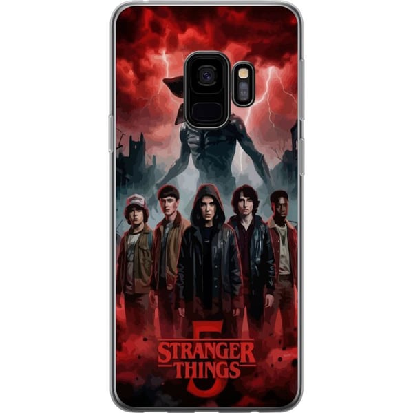 Kompatibelt Mobildeksel til Samsung Galaxy S9 Mørk Stranger Things-inspirert fantasyillustrasjon med torden og dramatisk skrekkstemning Kompatibelt Mobildeksel til Samsung Galaxy S9 Mørk Stranger Things-inspirert fantasyillustrasjon med torden og dramatisk skrekkstemning