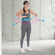 HHW01 HULA HOP -rengas nokkien ja painottimen kanssa HMS