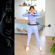 Uppsättning HHW11 svart med utsprång och vikt plus bälte BR163 plus size HMS