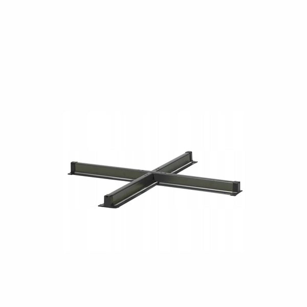Homms parasolfod 100x100 cm PLATINUM sort