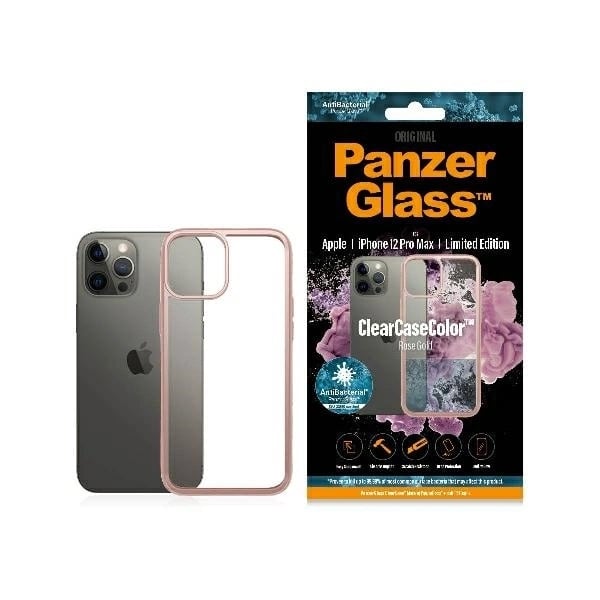 PANZERGLASS CLEARCASE TIL IPHONE 12 PRO MAX TRANSPARENT PINK PANZERGLASS CLEARCASE TIL IPHONE 12 PRO MAX TRANSPARENT PINK