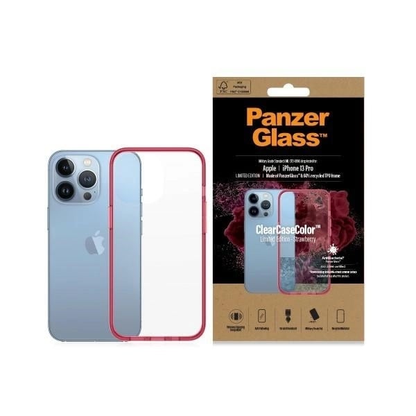 PANZERGLASS CLEARCASE ANTIBAKTERIAL TIL IPHONE 13 PRO MILITÆR GRADE PANZERGLASS CLEARCASE ANTIBAKTERIAL TIL IPHONE 13 PRO MILITÆR GRADE