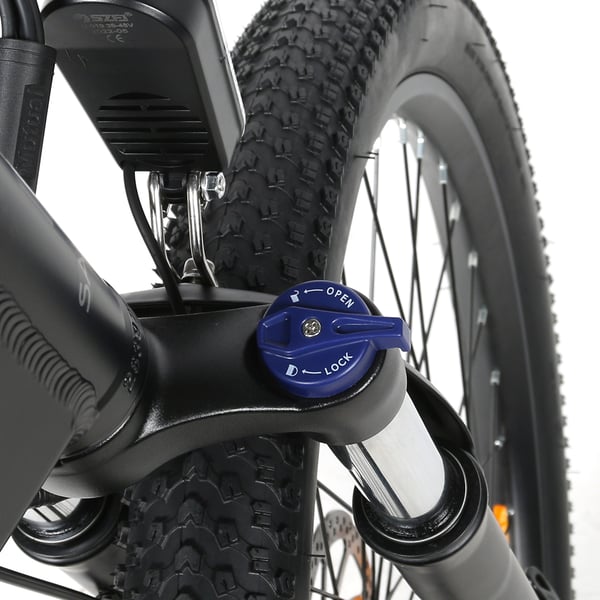 SAMEBIKE LO26-II-FT Sammenklappelig Mountainbike Elcykel, Hvid