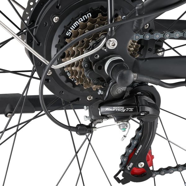 Elcykel HALO KNIGHT H02, 48V 750W 16Ah, 21-speed, Sort