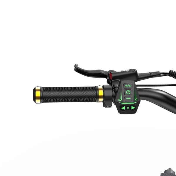 El-løbehjul OOTD S30, dobbelt motor, 10", sort