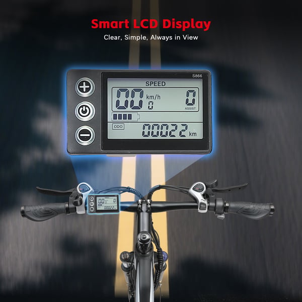 Elcykel HALO KNIGHT H02, 48V 750W 16Ah, 21-speed, Sort