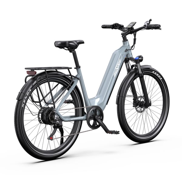 Elcykel OneSport OT 05, 27,5", support-app, Grå