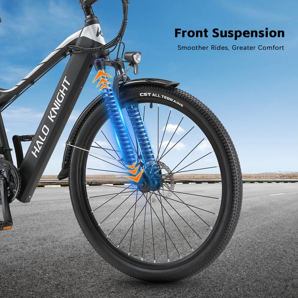 Elcykel HALO KNIGHT H02, 48V 750W 16Ah, 21-speed, Sort