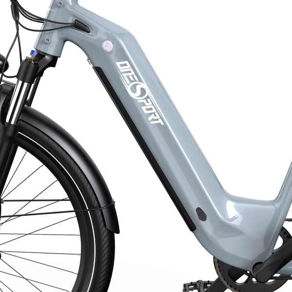 Elcykel OneSport OT 05, 27,5", support-app, Grå