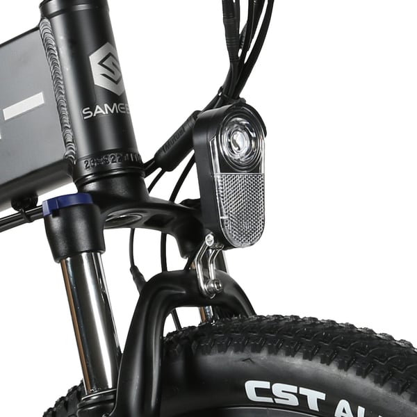 SAMEBIKE LO26-II-FT Sammenklappelig Mountainbike Elcykel, Hvid