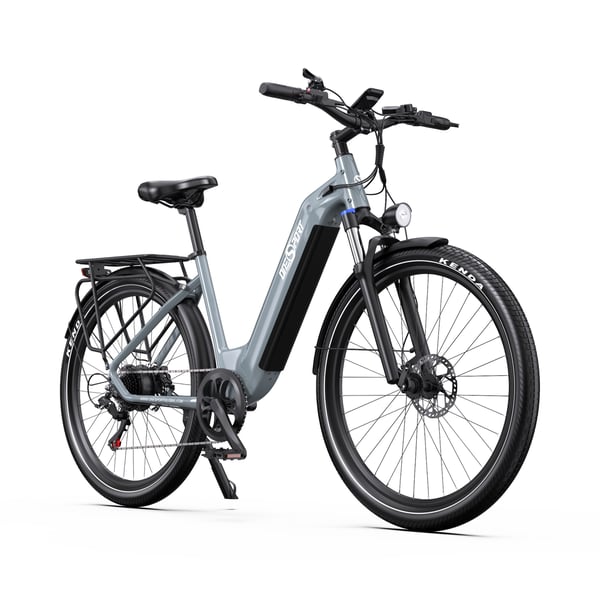 Elcykel OneSport OT 05, 27,5", support-app, Grå