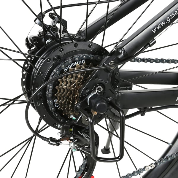 SAMEBIKE LO26-II-FT Sammenklappelig Mountainbike Elcykel, Hvid