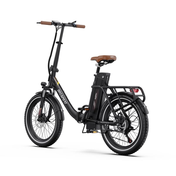 Sammenklappelig byelcykel OneSport OT16, 20", Sort