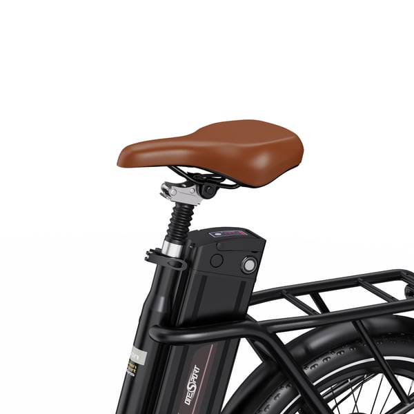 Sammenklappelig byelcykel OneSport OT16, 20", Sort