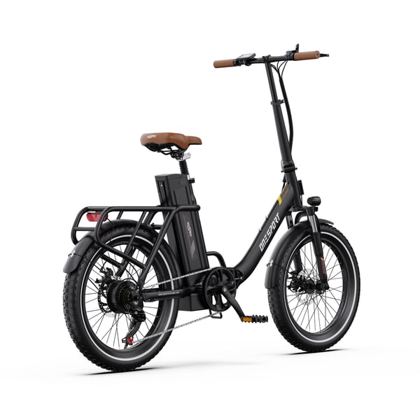 Sammenklappelig byelcykel OneSport OT16, 20", Sort