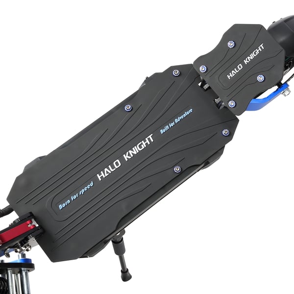 HALO KNIGHT T108 Electric Scooter 52V 28.8Ah, Dual Motors, All-Road, Black&Blue