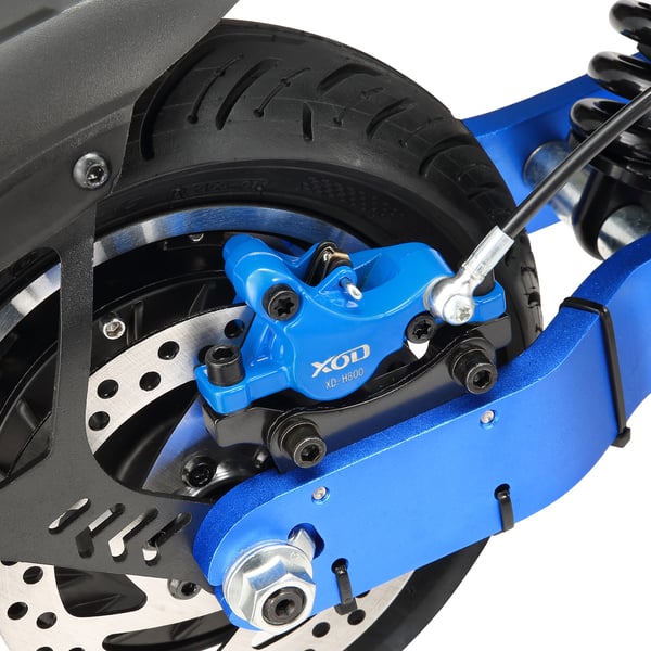 HALO KNIGHT T108 Electric Scooter 52V 28.8Ah, Dual Motors, All-Road, Black&Blue