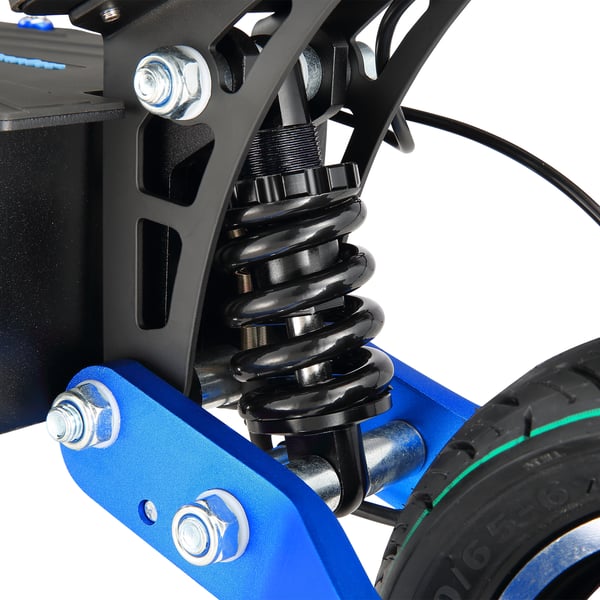 HALO KNIGHT T108 Electric Scooter 52V 28.8Ah, Dual Motors, All-Road, Black&Blue