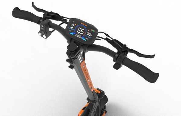 KuKirin G3 Pro elektrisk skoter,1200W*2 dubbeldriven motor, 23.4Ah snabbkopplingsbatteri, maxhastighet 65 km/h,dubbla laddningsportar