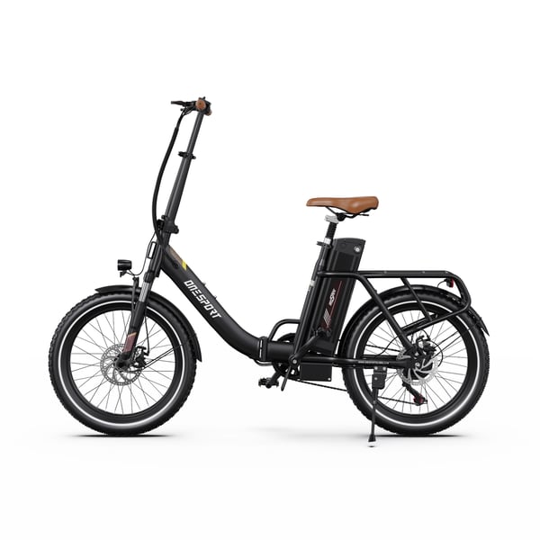 Sammenklappelig byelcykel OneSport OT16, 20", Sort