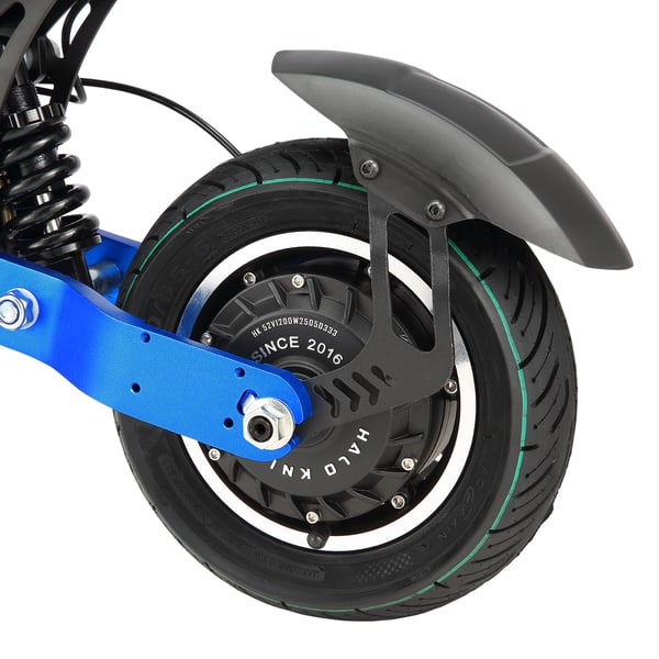 El-løbehjul Halo Knight T108, dobbelt motor, sort og blå