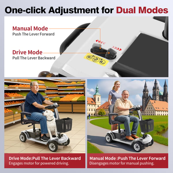 mobilitetsscooter Liikkuvuuspotkulauta (Unagi PRO) Sähkörollaattori 12AH 250W sähkömoottori - hyötykuorma 150kg, toimintasäde 28km