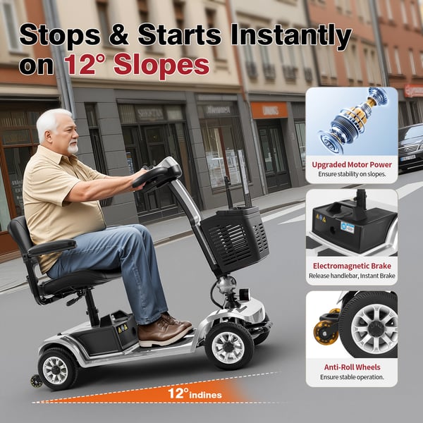 mobilitetsscooter Liikkuvuuspotkulauta (Unagi PRO) Sähkörollaattori 12AH 250W sähkömoottori - hyötykuorma 150kg, toimintasäde 28km