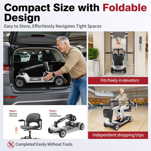 mobilitetsscooter Liikkuvuuspotkulauta (Unagi PRO) Sähkörollaattori 12AH 250W sähkömoottori - hyötykuorma 150kg, toimintasäde 28km