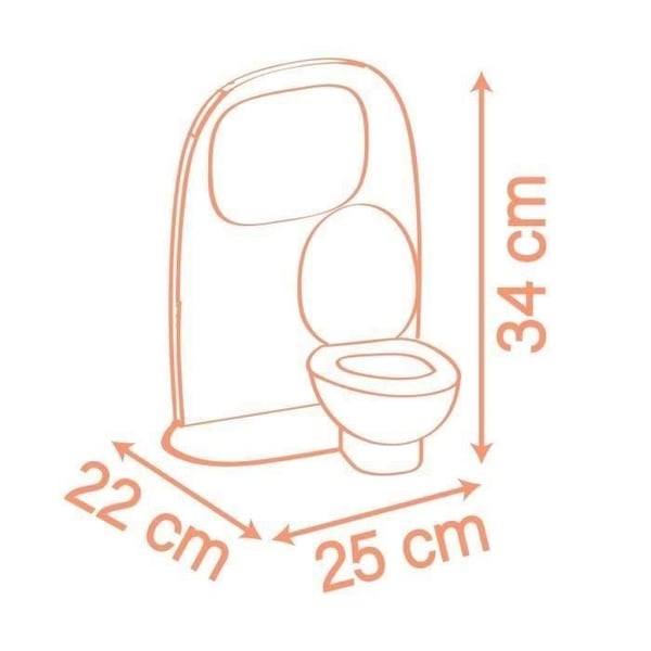 SMOBY - Vauvanhoitajan WC - 3-vuotiaasta alkaen