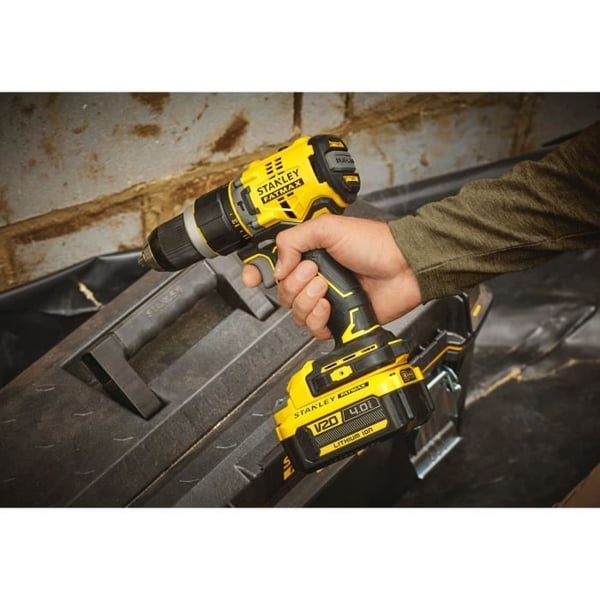 Stanley - V20 Slagboremaskine 80 Nm B�RSTEL�S - Lithium 18V - 2 4A batterier - SFMCD721M2K-QW