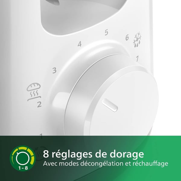 PHILIPS HD2590 / 00 Brødrister - Hvid