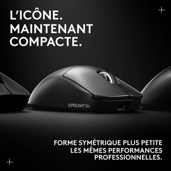 Mus - Trådlös - Logitech G - PRO X Superlight 2c - Svart