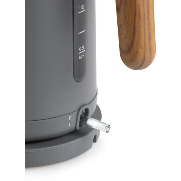 Elkedel - DOMO - DO9268WK - 2200 W - 1,7 L - 360� fod - Sort / Tr�