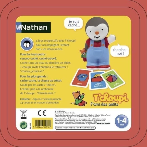 NATHAN T'choupi - Piiloutu