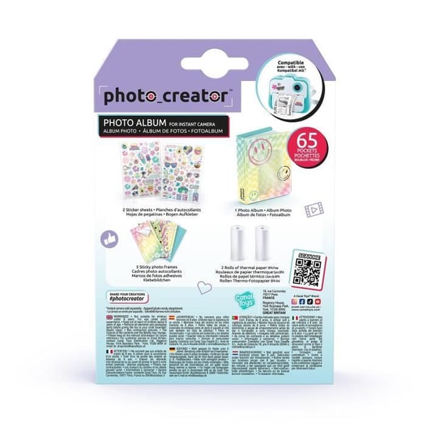 Canal Toys Photo Album Box Set til Instant Print Camera -