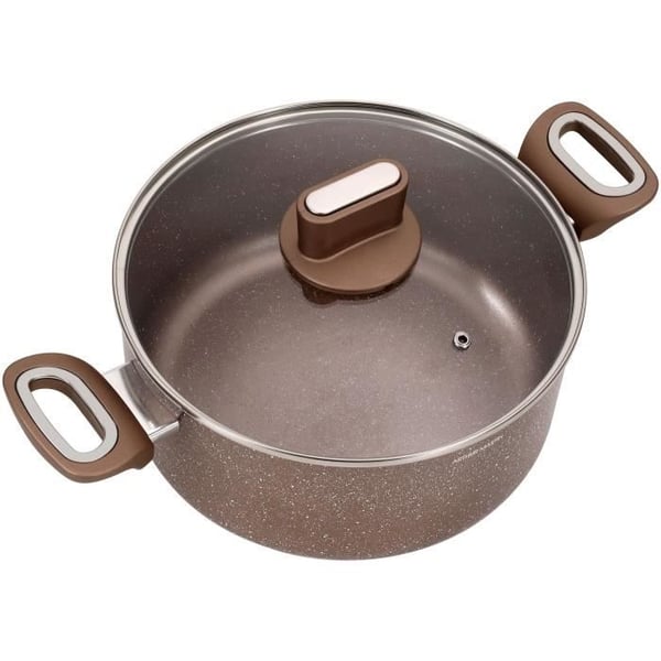 Varastopannu - ARTHUR MARTIN - AM5531 - 28 cm, lasikansi - Alumiini - Kaikki l�mm�nl�hteet mukaan lukien induktio