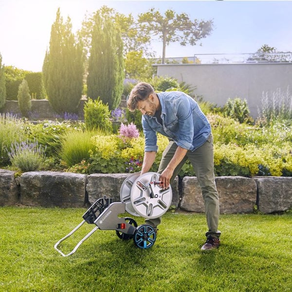 GARDENA AquaRoll M metallipy�r�inen letkukela