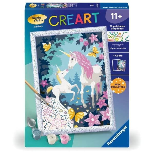 CreArt Kids 18x24cm Maagiset yksisarviset