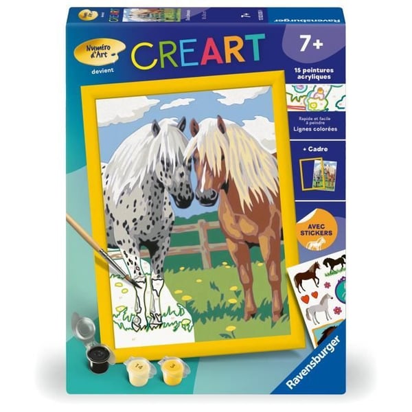 CreArt Kids 18x24cm Duo-hevoset