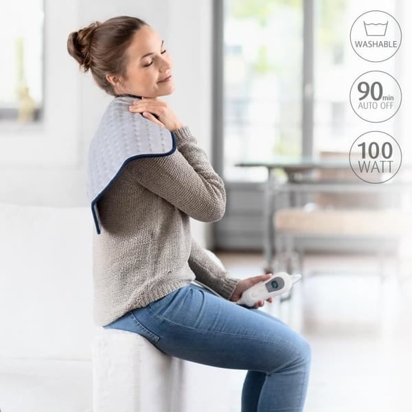 MEDISANA - HP 405 - Varmet�ppe - 3 temperaturindstillinger - Automatisk slukning efter 90 minutter