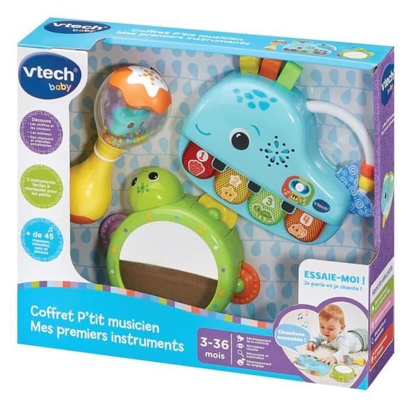 VTECH LITTLE MUSICAN BOX - MINE FØRSTE INSTRUMENTER