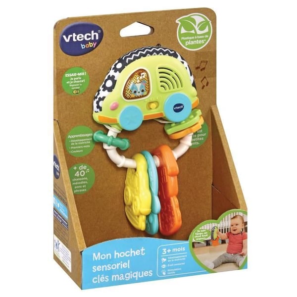 VTech Baby - Maaginen avaimen aistinvarainen hochet (bioplastinen)