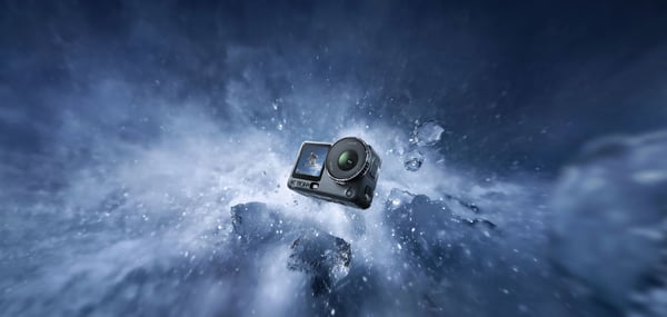 Actionkamera - DJI - Osmo Action 6 Standard Combo - 1/1.1" firkantet sensor - 4 timers batterilevetid - 50 GB lagerplads - Vandt�t ned til 20 m