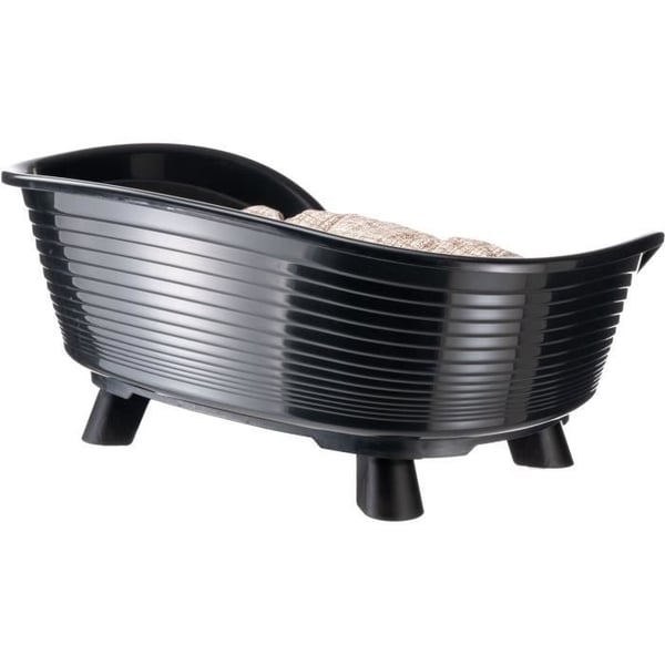 Kurv - FERPLAST - THRONE 4 - Med afslapningshynde - Sort