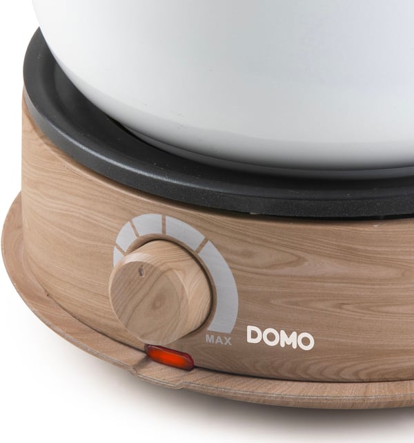 Fonduesetti - DOMO - DO736F - 1500 W - 2 L - 8 hengelle - Valkoinen/Puu