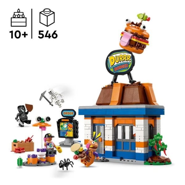 LEGO Fortnite 77076 Durrr Burger Restaurant - Bygges�t til drenge i alderen 10 �r