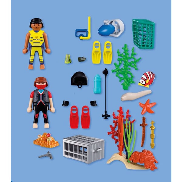 Playmobil 72078 Poliisi ja sukeltajat ja aarre