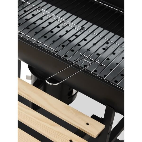 Hiiligrilli - RUOKKAPAASI - MIKE EVOLUTION - 142 X 57 X 112 cm - Musta