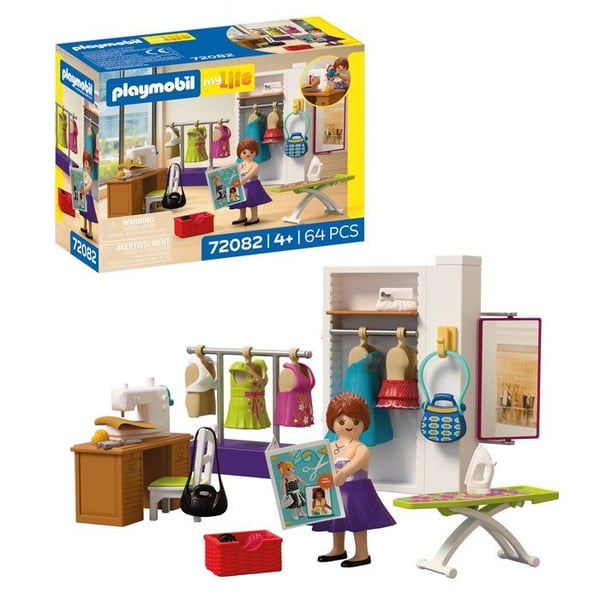 Playmobil 72082 Muotisuunnittelun studio, El�m�ni ostoksilla, 64 osaa, Ik� 4+