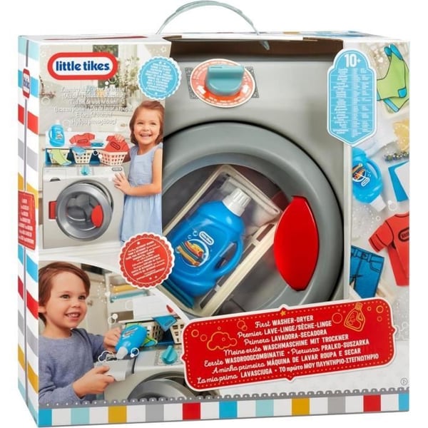 Little Tikes - Min f�rste vaskemaskine - Imitationsspil - Med tilbeh�r - Fra 3 �r og opefter